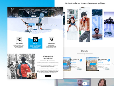 Beat Brun adventures ecommerce design motivatiion photoshop ui web design