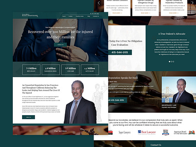 Scott Righthand accidental attorney justice law photoshop rights ui web design