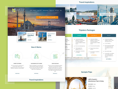 Tripster istanbul photoshop travel travel agency travel packages ui urla web design