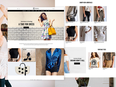 Style by GG clothes ecommerce design footwear photoshop trend ui web design