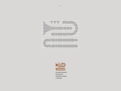 SPOD logo design grid logo music orchestra trumpet vector