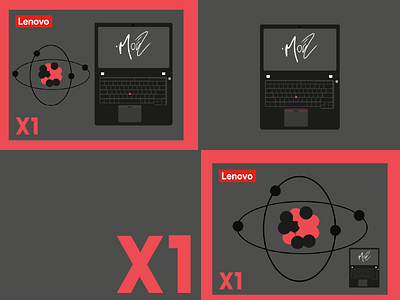 Lenovo X1 carbon app branding carbon flat illustration laptop macbook matte mkbhd mminimal moez mustafa redeem redesign redesign tuesday redesigned ui ux web x1