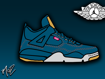 Nike Air Jordan air jordan animation app flat icon islamabad minimal mkbhd nike sneekers typography ux vector web