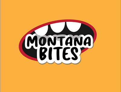 Montana Bites branding cx design glyph illustration islamabad moez mustafa pakistan typography ui vector