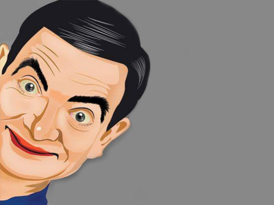 Mr. Bean cartoon illustration