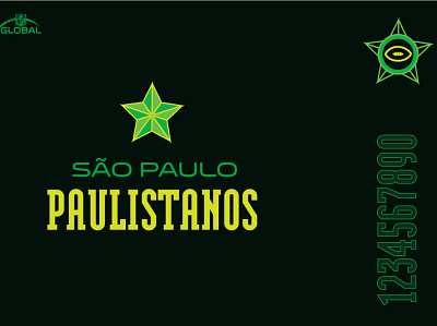 Sao Paulo Paulistanos branding brazil concept design football logo graphic design green logo logo design mascot logo nfl nfl logo paulistanos sao paulo sports sports branding sports design sports logo star