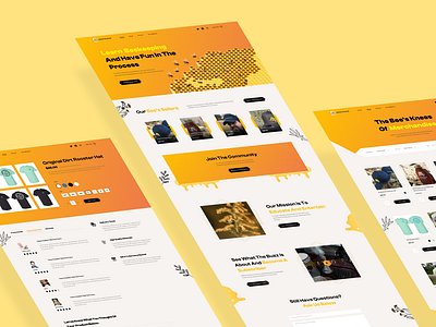 Bee Keeper - Ecommerce Store bee bee keeper bee keeping bugs design ecommerce environment figma hymenoptera illustration insects keeper ladingpage merchandise nature store ui website youtube youtuber