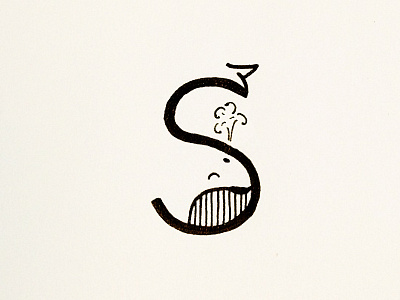 letter S whale