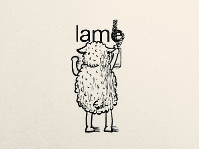 Lame Lamb illustration lamb