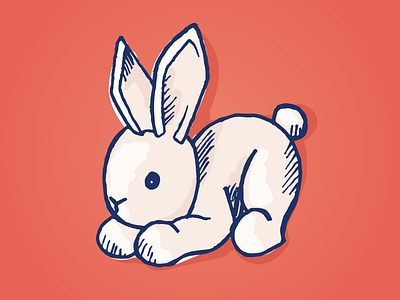 Peter animal bunny bunny rabbit ears illustration rabbit sketch tail vector