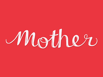 Mommy Dearest handlettering lettering mom mother