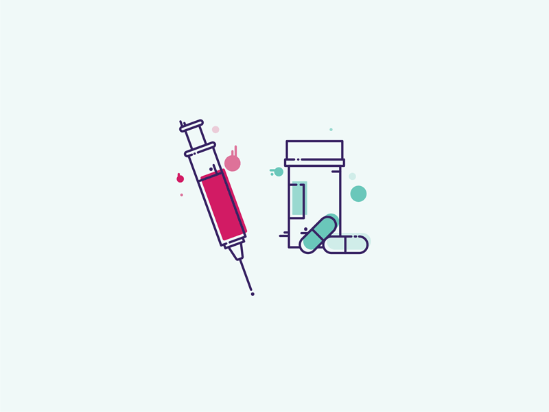 Healthcare icons health healthcare icons illustration line medical medicine needle pills stroke vaccine