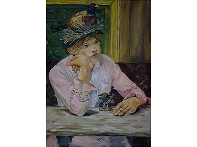 Reproduction E. Manet "Plum"