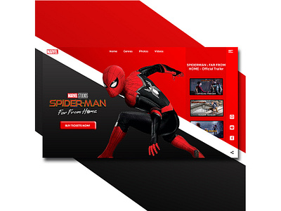 Spiderman far from home : UI Design