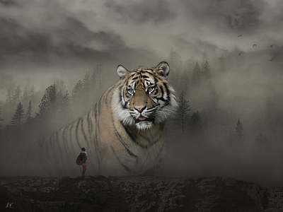 Photo Manipulation // Tiger