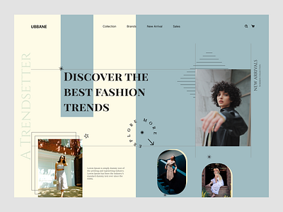 Fashion Store Site best shot clothing colors design fashion landing page outfit style ui ux