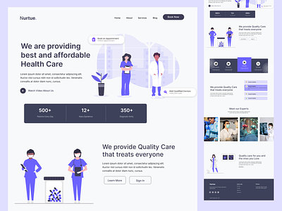 Medical Healthcare Landing Page