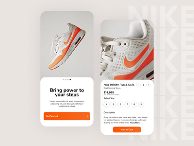 Nike Shoes- App Design Concept