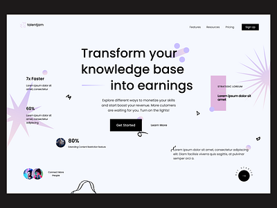 talentjam Skills- Landing Page