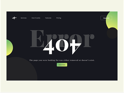 Page Not Found. 404 alert best shot colors design error error page ui ux web