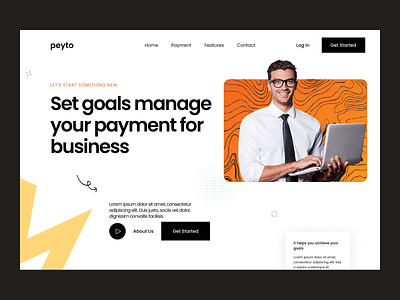 peyto: Payment Website Landing Page