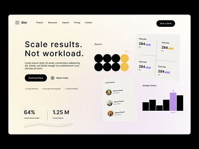 Scale Business: Landing Page