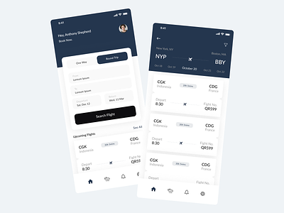 Flight Booking Mobile App