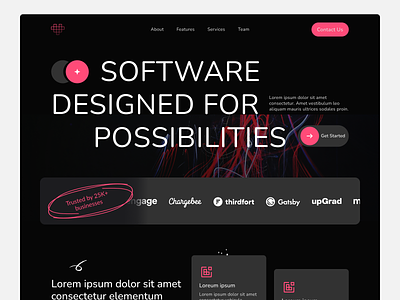 Software Development Website best shot business colors design developer development landing page software technology ui ux web website