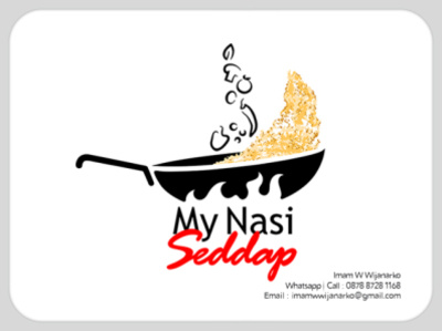 logo-nasi-goreng-my-nasi-seddap best logo brand branding creative culinary custom logo design design logo handlettering icon illustration logo logo design logo inspiration logo kuliner logo maker logos logotype typography vector