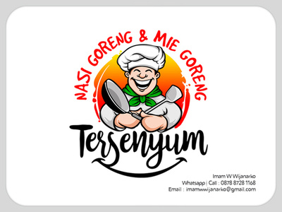 logo-kuliner-nasi-goreng-tersenyum by Imam Wijanarko on Dribbble