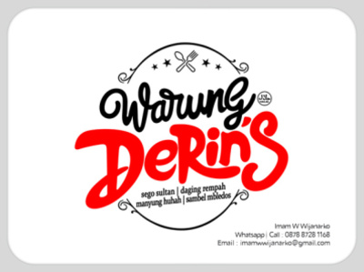 #warungderinslogo character logo culinary logo custom logo desain logo design logo jasa desain logo jasa logo lettering art lettering logo logo cafe logo custom logo inspiration logo karakter logo kedai logo kuliner logo makanan logo restaurant logo rumah makan vintage logo warung derins