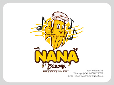 #bananalogo banana logo banana mascot cafe logo character logo culinary logo custom logo design logo graphic design jasa desain logo jasa logo lettering logo logo banana nugget logo design logo inspiration logo kuliner logo makanan logo pisang logo pisang nugget mascot maskot