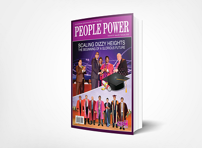 Peoples Power Magazine 2020 Aug cover design graphic design illustration layout design typography