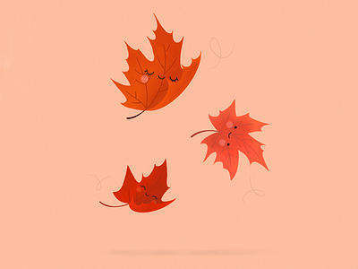 Autumn autumn character design fall illustration procreate