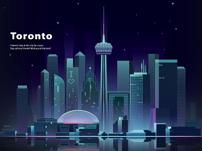 Toronto app canada canada day city design illustration ontario toronto toronto illustrator toronto raptors ui ux vector web