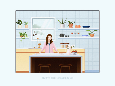 KITCHEN app cleaning design draw illustration joy kitchen logo photoshop sketch ui ux web
