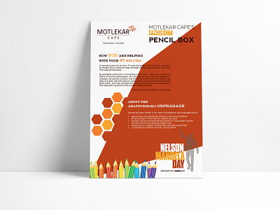 Project Pencil Box graphic design poster design typography