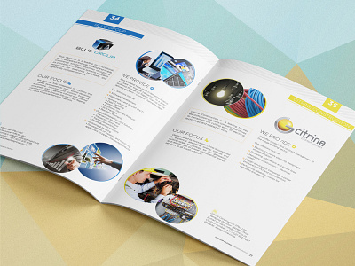 Investment Profile brochure design brochure designer brochure layout company profile company profile designer indesign marketing material photoshop print design print designer