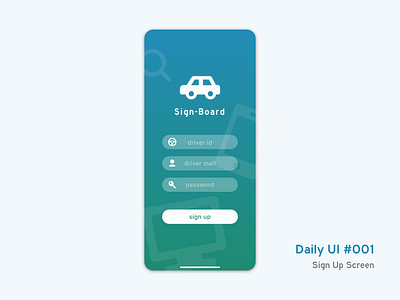 Daily UI #001 daily challange daily ui 001