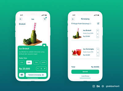 Juice App Design - Delivery food app design figma inpiration mobile app mobile ui ui uidesign uiux ux uxdesign