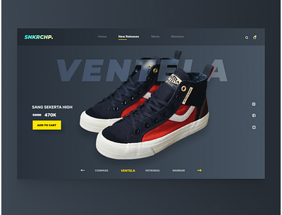 Shoe Store Web UI Design Concept app branding design figma inpiration ui uidesign uiux ux uxdesign
