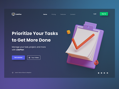 LidePlan - Landing Page