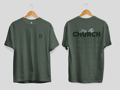For The Church Concept church design church logo design graphic design illustrator merch merch design minimal photoshop type typography