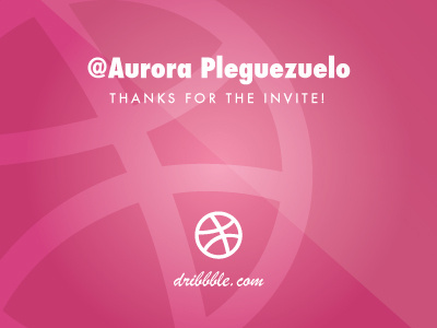 Aurora Pleguezuelo aurora debut invite thanks