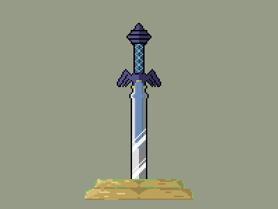 Master Sword Pixel legend of zelda master sword nintendo pixel zelda