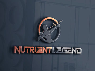 Nutrient Legend logo creative logo legend logo lettering logo typography vector