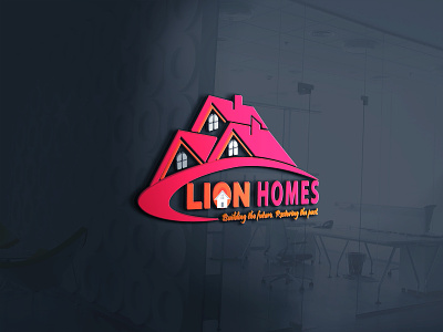 Lion Homes real estate logo