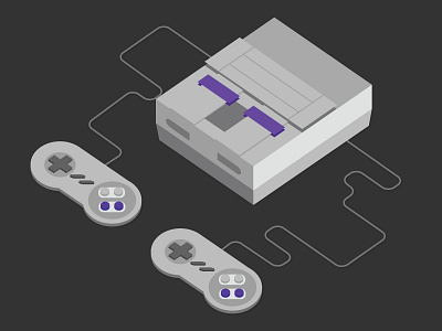 Super Nintendo game icon nintendo snes vector video