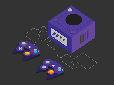 Game Cube adobe cube game icon illustrator nintendo vector video