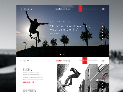 Skateboarding Web